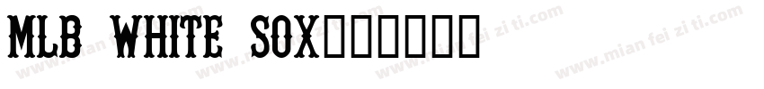 MLB White Sox字体转换